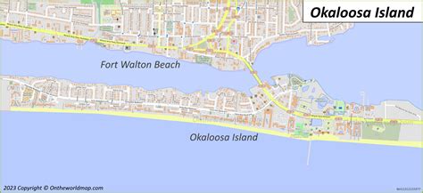 Okaloosa Island Map - Ontheworldmap.com