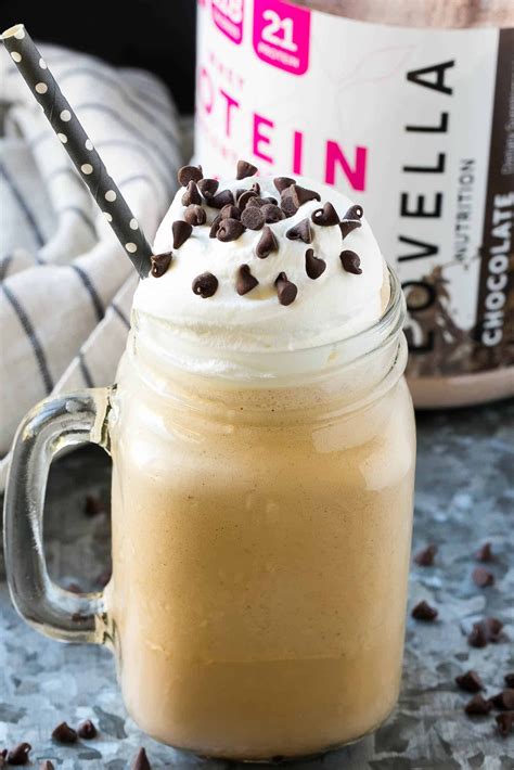 Mocha Protein Shake | Recipe | Whey shake recipes, Mocha protein shake ...