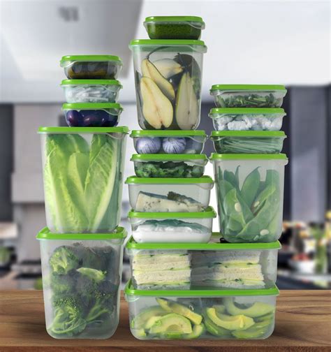 Ikea Pruta Food Container 601.496.73, Set of 17, Green | eBay Storage Containers For Sale ...