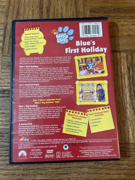 BLUES CLUES BLUES First Holiday DVD-Very Rare Vintage $237.71 - PicClick CA