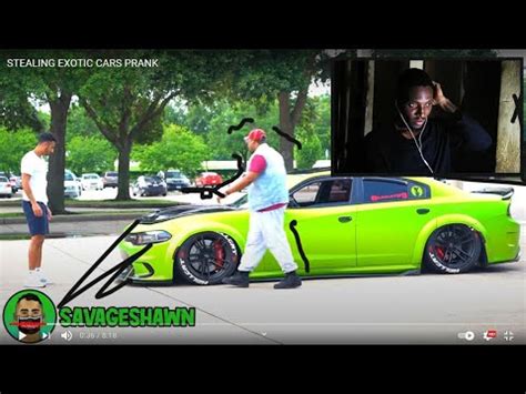 STEALING EXOTIC CARS PRANK😅 | SAVAGE SHAWN - YouTube