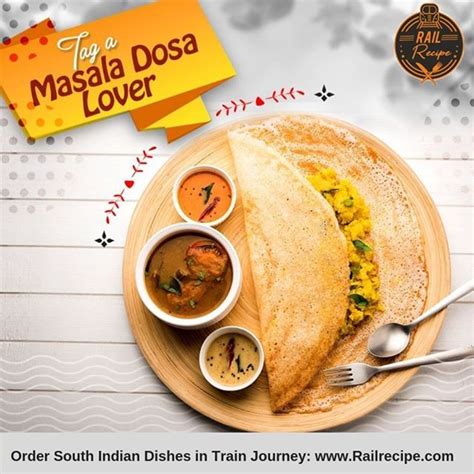 Enjoy Your Favourite South Indian Dishes During Train Journey in Advance or On The Go. Get On ...