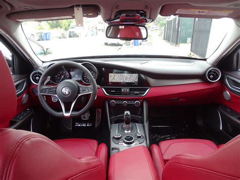 2017 Alfa Romeo Giulia Red Interior - bmp-paraquat