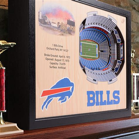 Buffalo Bills NFL 25-Layer Stadium View Wall Art For Sale | Billiards N ...