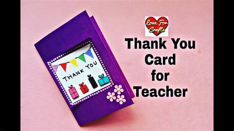 New 40 Thank You Teacher Diy Card