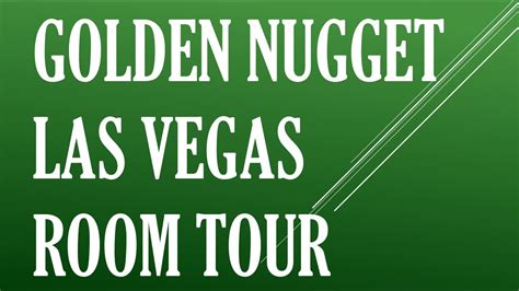 Golden Nugget Las Vegas Rush Tower King Room Tour - YouTube