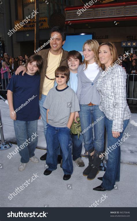 Actor Ray Romano & Family At The World Premiere Of His New Movie "Ice Age: The Meltdown" At The ...