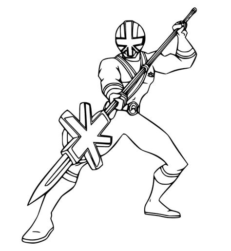 Power Rangers Samurai Coloring Pages - Free Printable Coloring Pages for Kids