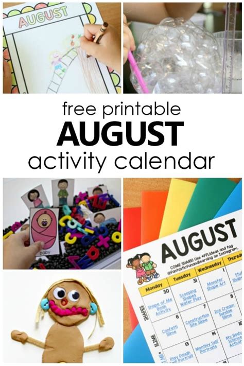 August Preschool Activities and Fun Things to Do With Kids