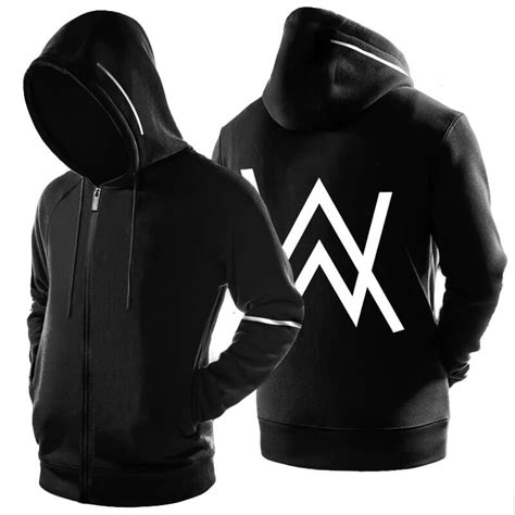 Quality Alan Walker Faded Hoodie DJ Zip Up Hooded Sweatshirt | WISHINY