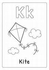 Letter K Coloring Page FREE Pages  Home sketch template