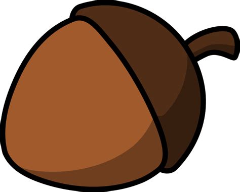 Cartoon acorn - Openclipart