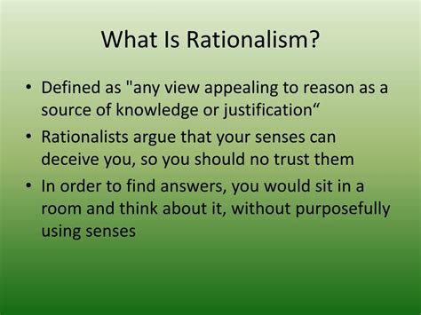 PPT - Rationalism PowerPoint Presentation, free download - ID:2053235