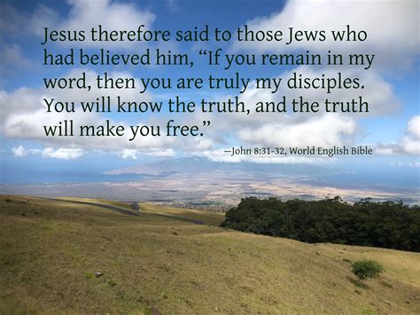 John 8:31-32 | Jesus therefore said to those Jews who had be… | Flickr