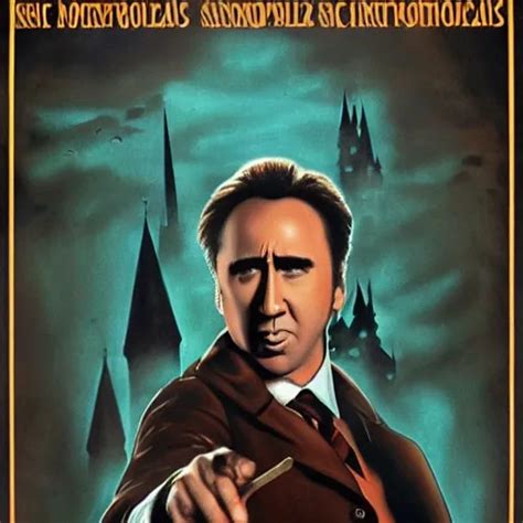 a film poster of nicolas cage in harry potter, | Stable Diffusion | OpenArt