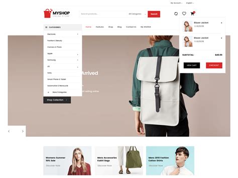 Ecommerce X - Theme for WooCommerce - WPFactory