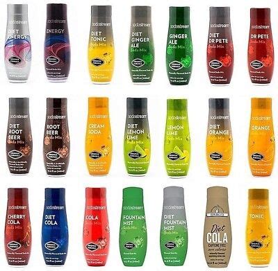 SODASTREAM CONCENTRATED FLAVORED SODA MIX SYRUP MANY FLAVORS | eBay