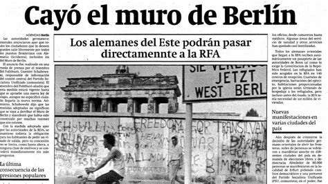 Caída del muro de Berlín: así lo contó HERALDO DE ARAGÓN en 1989