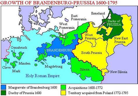 Map of Prussia 1700 | Austria and Prussia | Prussia, German history ...