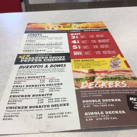 Gold Star Chili Menu / Gold Star Chili Middletown Oh 45044 Menu Reviews ...