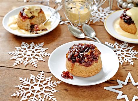 Gluten Free Festive Fruity Mincemeat Puddings - Claire Justine