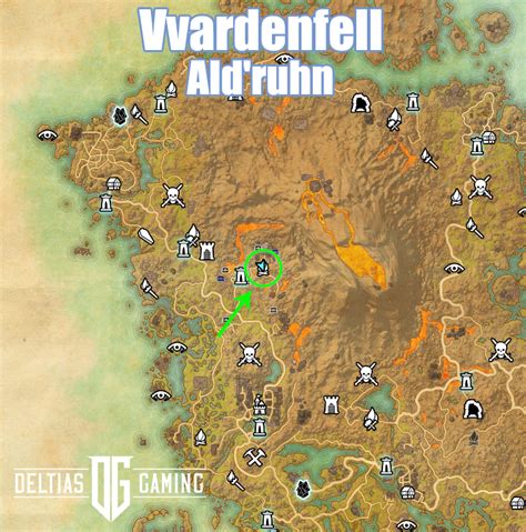 ESO Vvardenfell Ald ruhn Daily Map - Deltia's Gaming