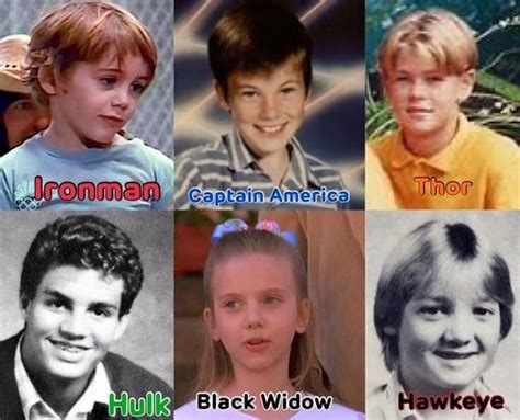 Adorable Photos of The Avengers Actors as Kids — GeekTyrant