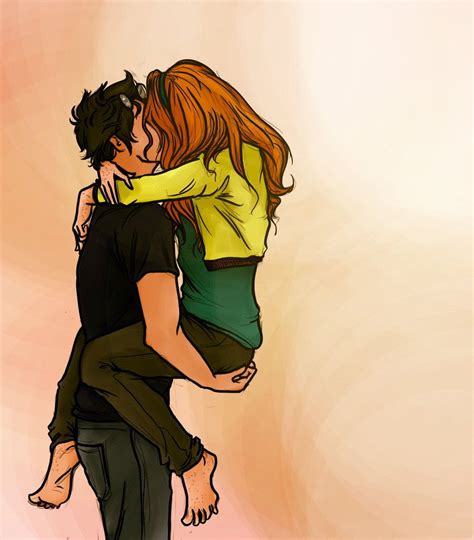 hinny kiss by anxiouspineapples.deviantart.com | Harry and ginny, Harry ...