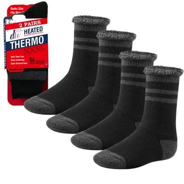 Set of 3 Thermal Socks for Men Heated Cold Weather Socks Men Warm ...