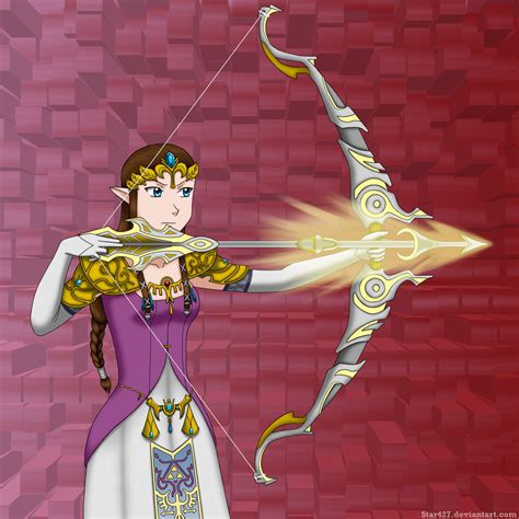 Zelda and her arrow of light by YuiHoshi on DeviantArt