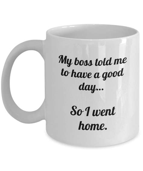 Funny Boss mug Funny Boss gift Funny Boss coffee cup Funny | Etsy