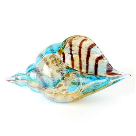 Objets d'art Glass Figurine - Shell | The Gift Experience