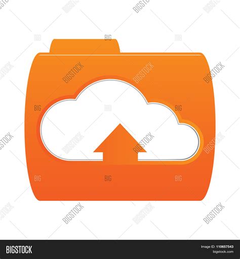 Vector Orange Folder Vector & Photo (Free Trial) | Bigstock