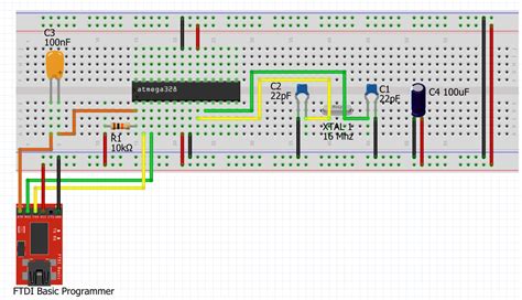 Programming the ATMega328P without Arduino board always returns the ...