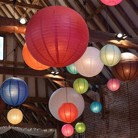 Multicolor Decorative Party Paper Lanterns 16 Pack Hanging Paper ...