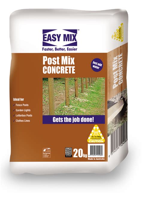 Buy Easy Mix Post Mix Concrete | Ideal for post installation