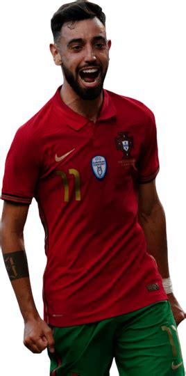 Bruno Fernandes Portugal football render - FootyRenders