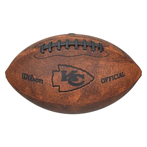 Shop Wilson NFL Kansas City Chiefs 9-inch Composite Leather Football ...