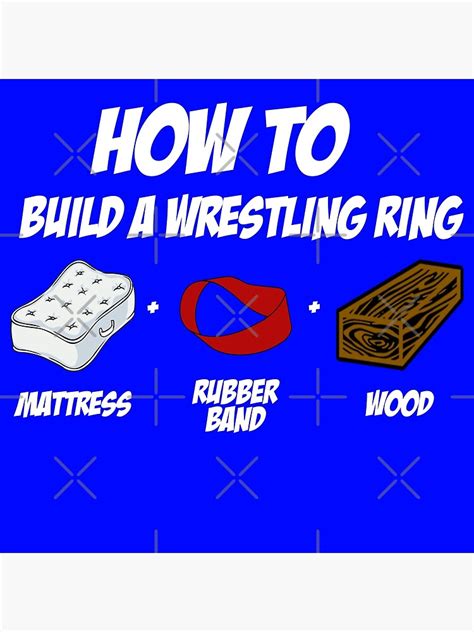 "How To Build A Wrestling Ring" Poster for Sale by BBPH | Redbubble