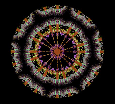 Fractal & Eyes Kaleidoscope | Playing with Fractal in Paint … | Flickr
