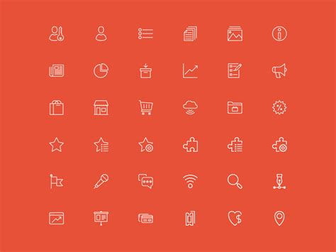 Starteed Dashboard Icons by Rocco Barbaro on Dribbble
