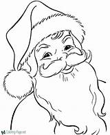 Santa Coloring Pages sketch template