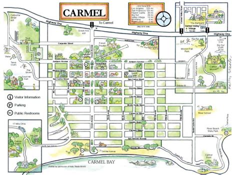 Maps - Carmel Chamber of Commerce, Carmel, CA, California | Carmel by the sea, Carmel california ...