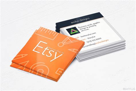 Etsy Store Business Cards eCommerce Design and Printing