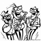 Jazz Coloring Pages  Free & Printable sketch template