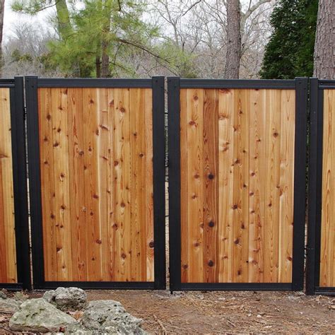 How To Build A Wood Fence Gate With Metal Posts - Encycloall