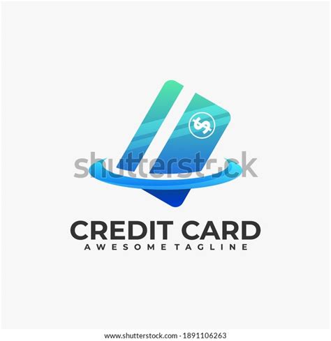 Credit Card Logo Design Modern Color Stock Vector (Royalty Free ...