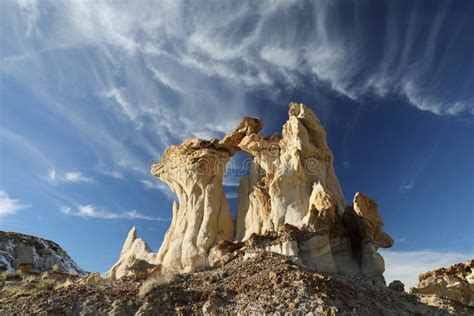 De-na-zin Wilderness Area, Bisti Badlands, New Mexico USA Stock Image - Image of beautiful ...