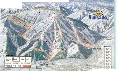 Sun Valley Idaho Ski Map ~ CINEMERGENTE