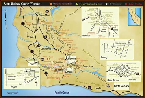 Santa Ynez Wine Tasting Map - map : Resume Examples #MoYoA7aN2Z